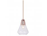 Ellise D06944 P1 Copper Glass Pendant 600x600