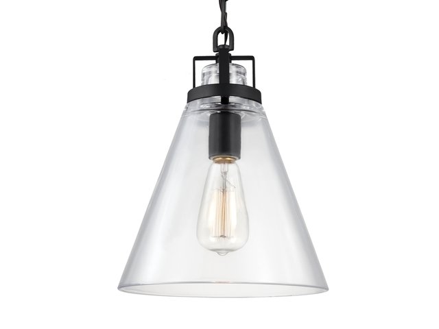 Feiss Frontage 1 Light pendant - Rubbed 