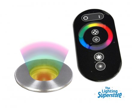 3w Rgb Led Deck Light With Remote
