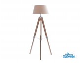 75005 Beige Shade Tripod Floor Natural Timber 1