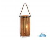 75047 Medium Wood Lantern