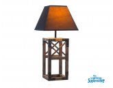 75048 Sq Table Lamp Metal