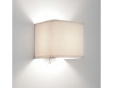 Ashino Wall Light White Fabric 1166001