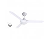 Spy1253whl White Spyda Fan With Cct Light 49
